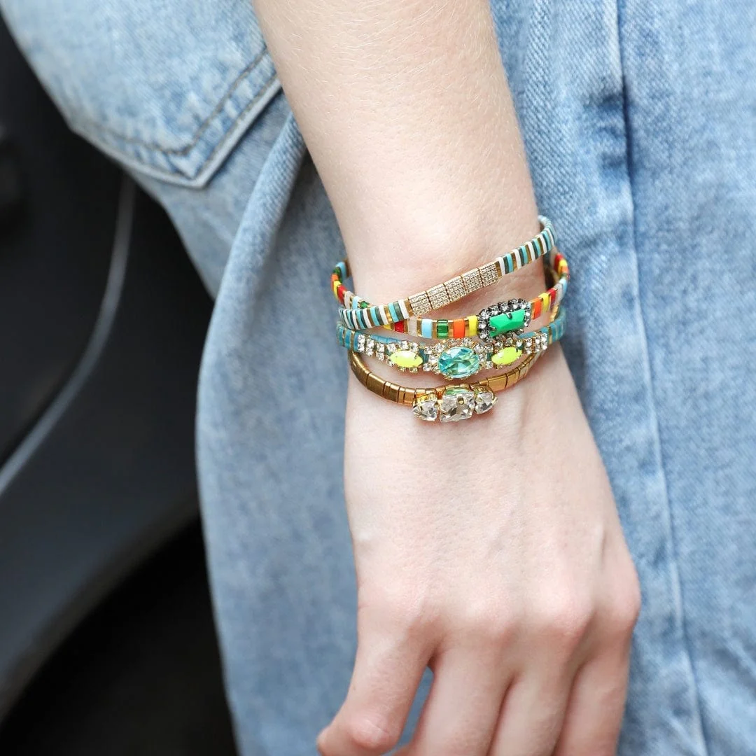 Gleam Pave Tila Bracelet - Image 2