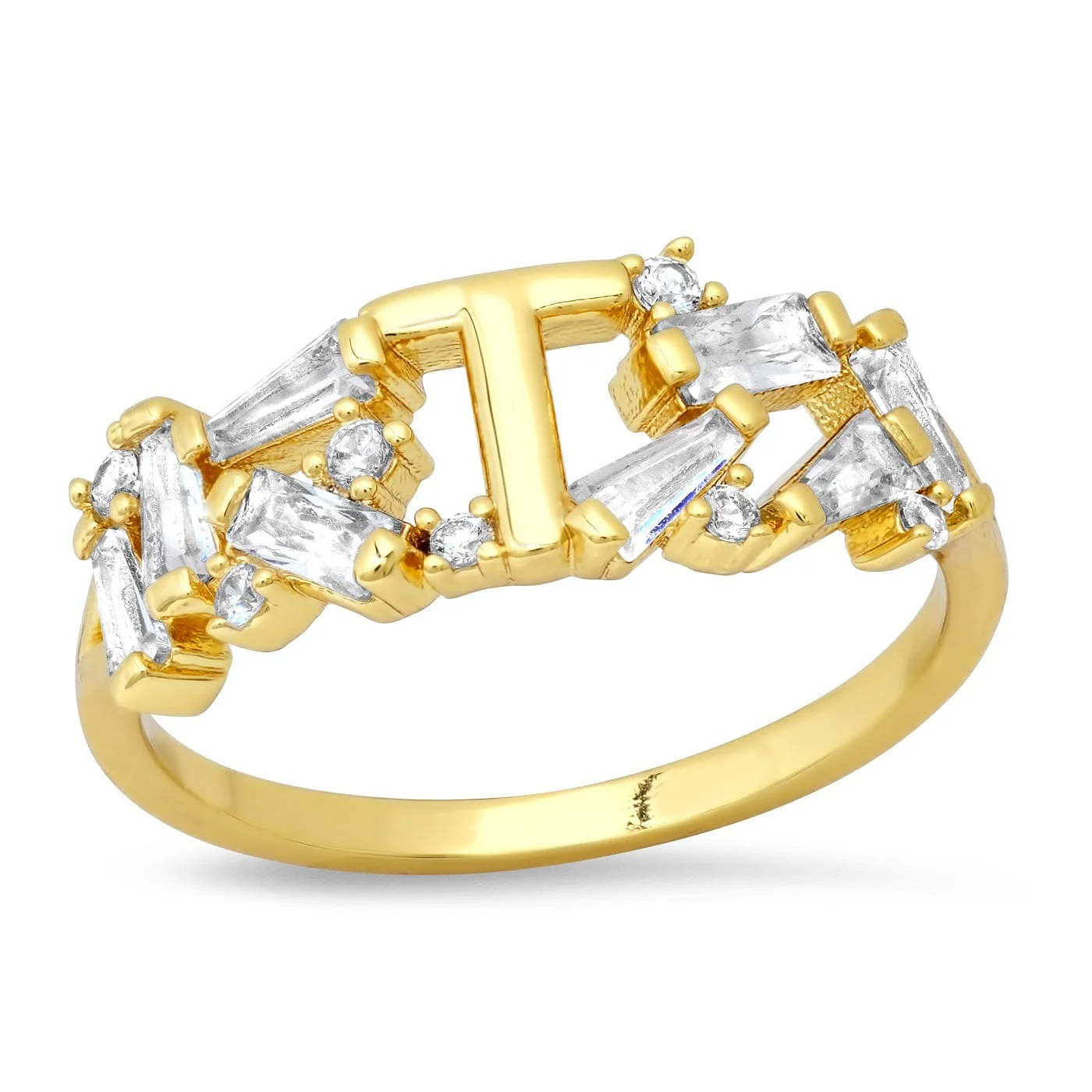 Baguette Initial Ring - Image 20