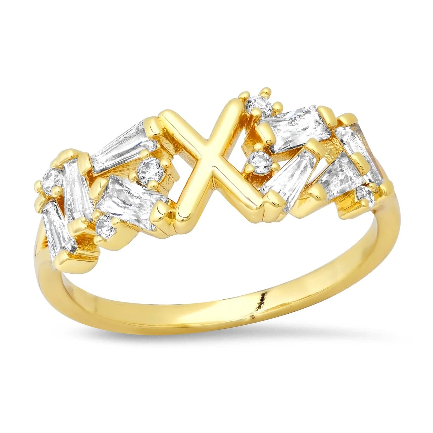 Baguette Initial Ring - Image 23