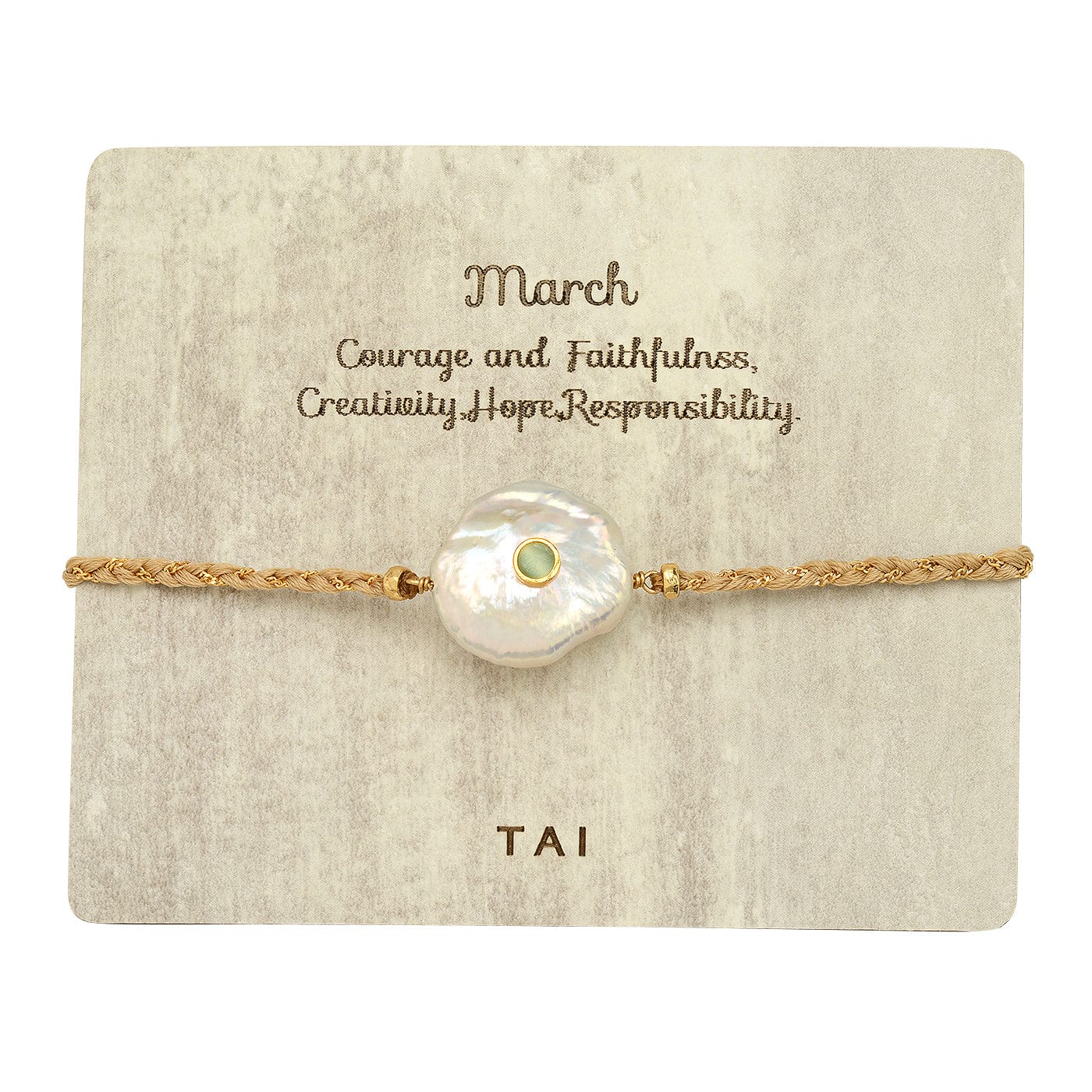 Birthstone Baroque Pearl Bracelet - Image 3
