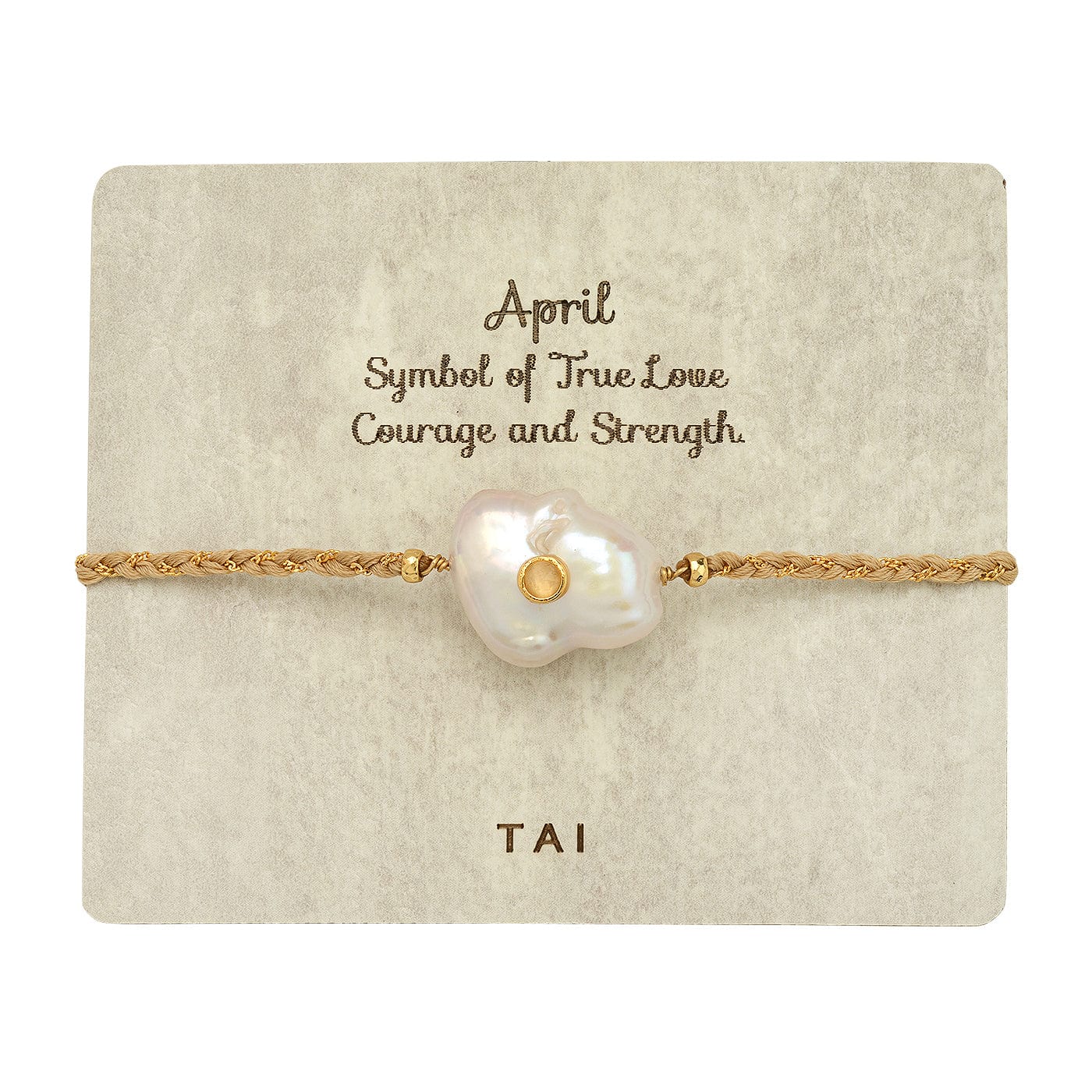 Birthstone Baroque Pearl Bracelet - Image 4