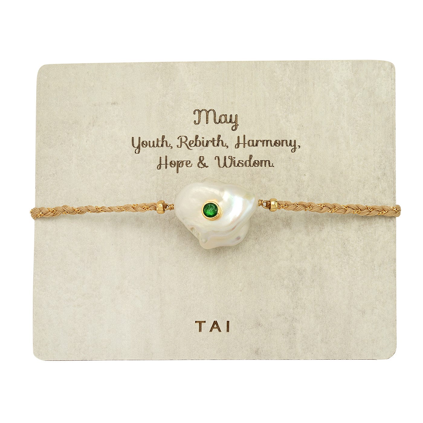 Birthstone Baroque Pearl Bracelet - Image 5