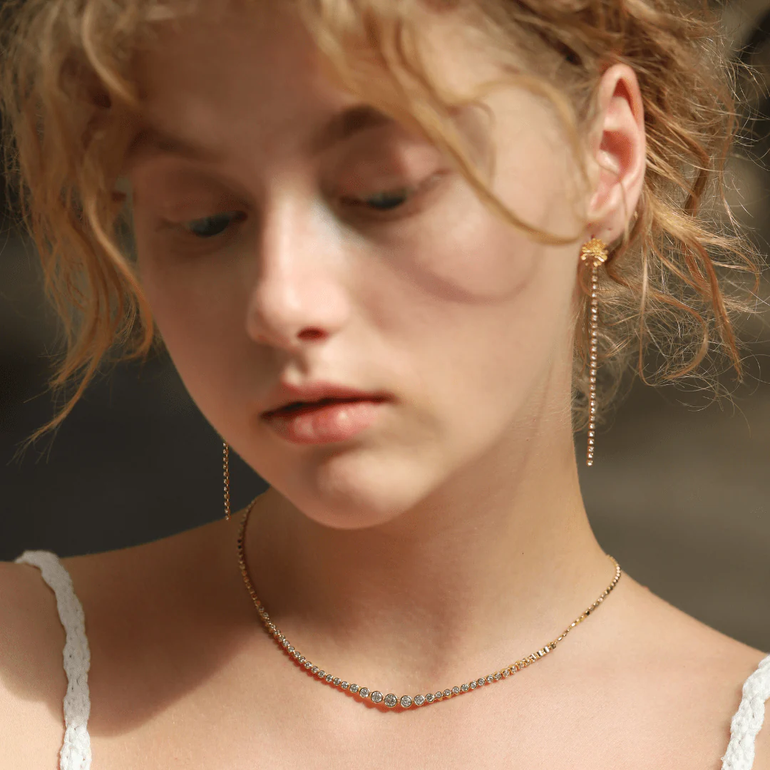 Graduated Tennis Necklace - Image 3