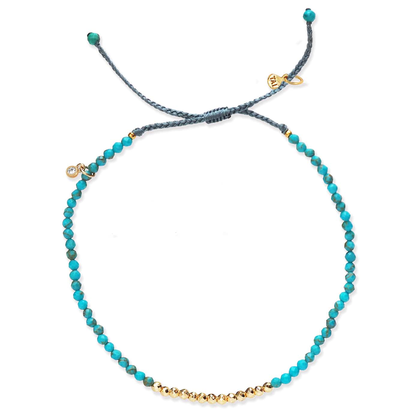 Gold Line Stone Beaded Bracelet - Image 11