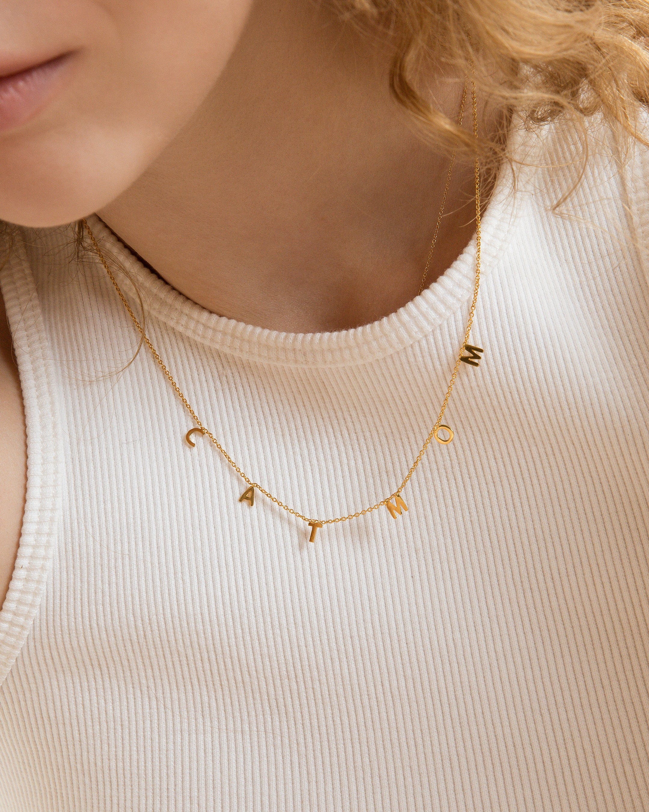 Cat Mom Charm Necklace - Image 3