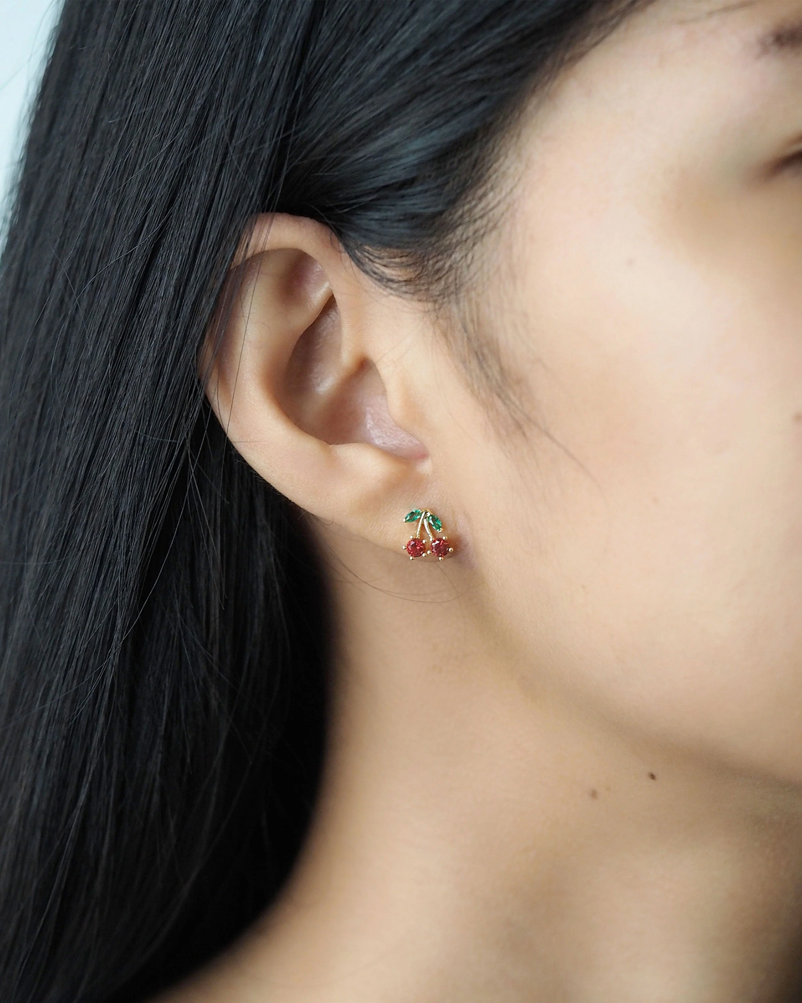 Juicy Cherry Studs - Image 2