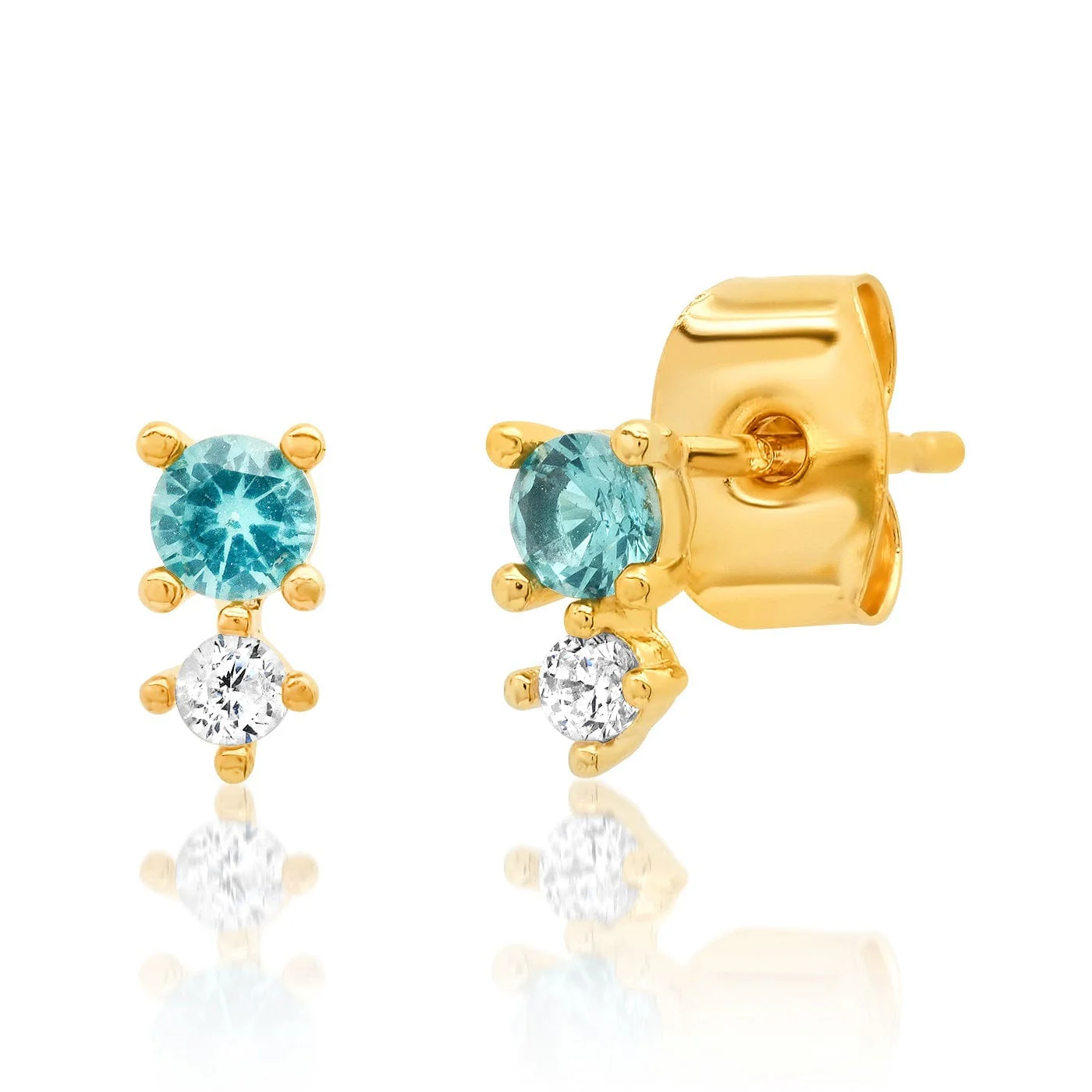 CZ and Colored Stone Studs - Image 3