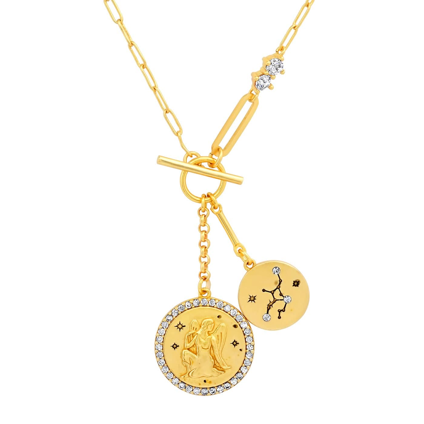 Double Coin Zodiac Necklace - Image 8