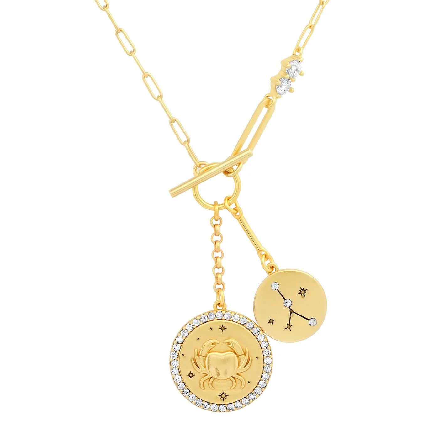 Double Coin Zodiac Necklace - Image 9
