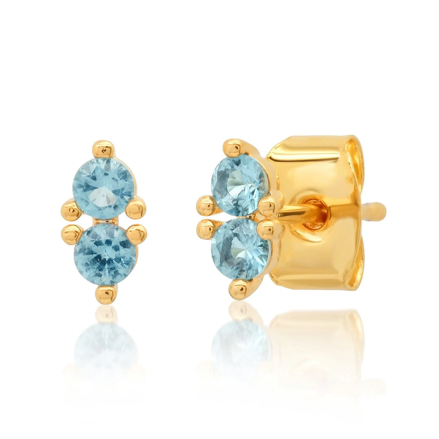 Double CZ Stud - Image 3
