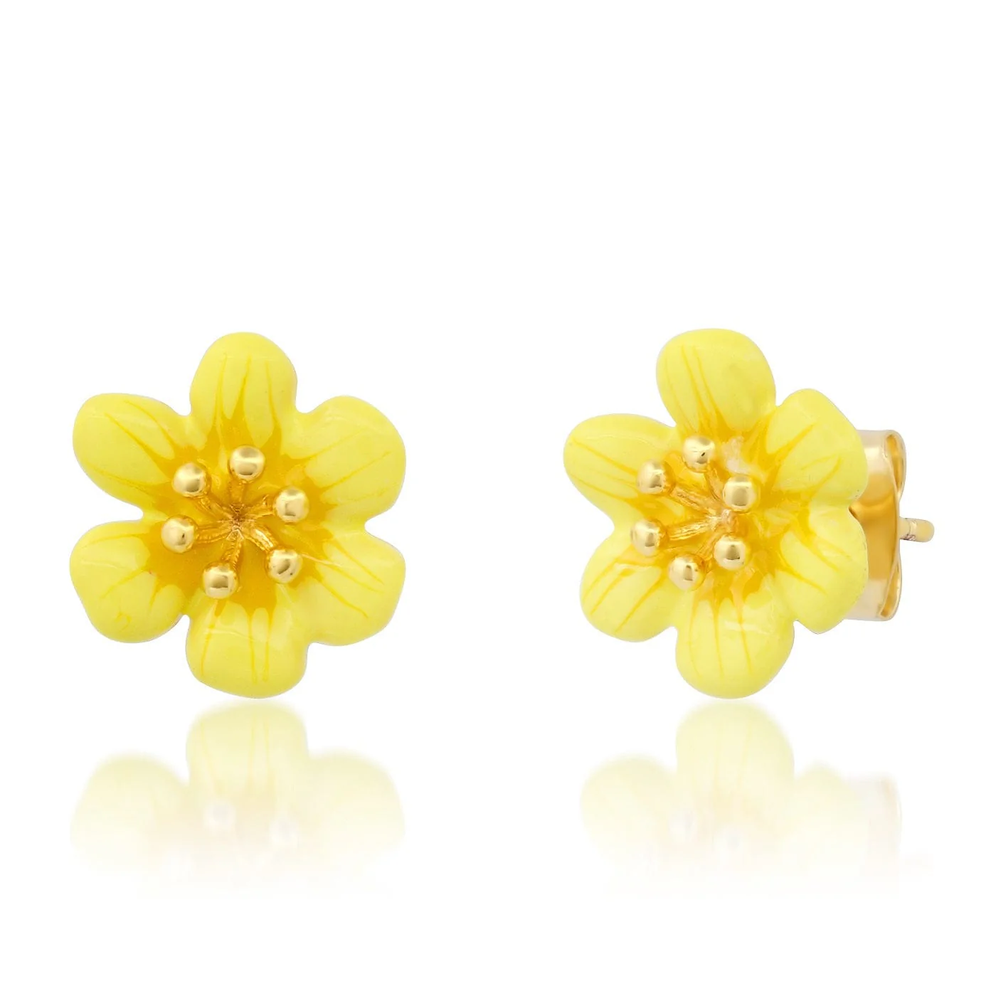Enamel Flower Studs - Image 3