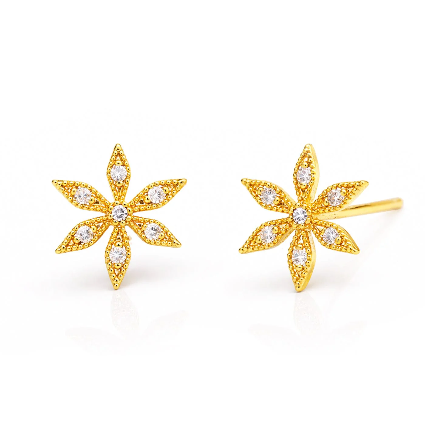 Flower Post Earring