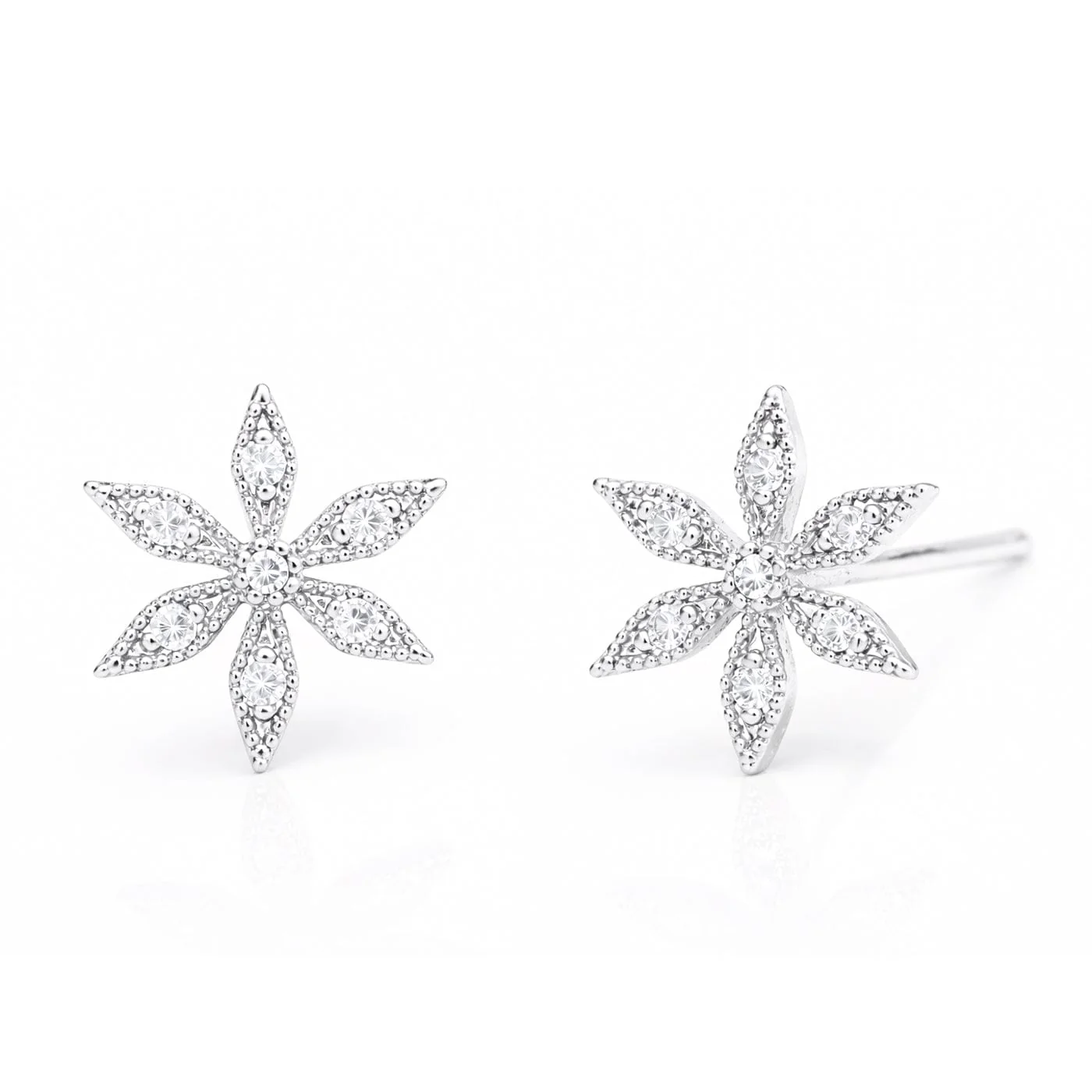 Flower Post Earring - Image 3