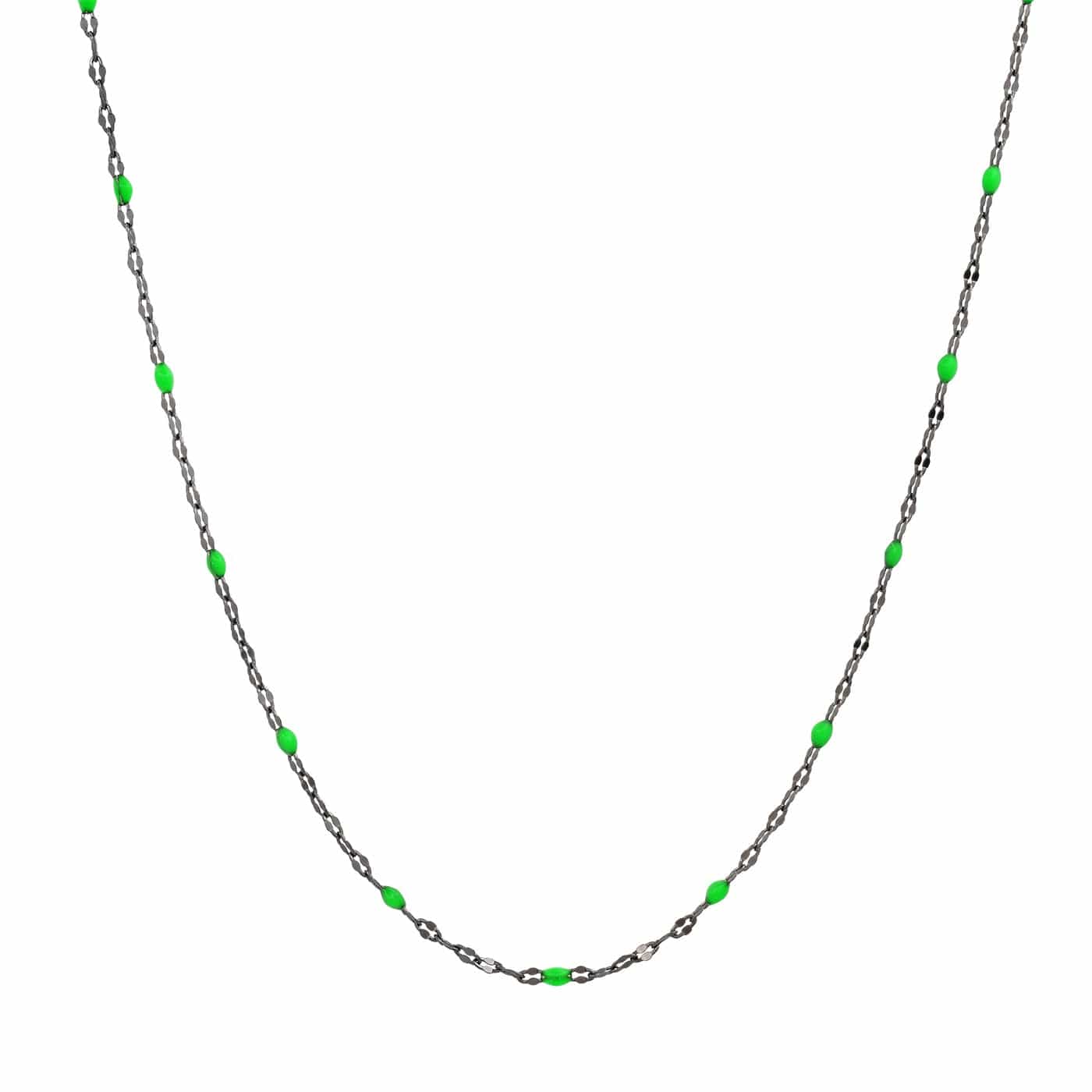 Gold Vermeil Sparkle Chain with Enamel Stations - Image 10