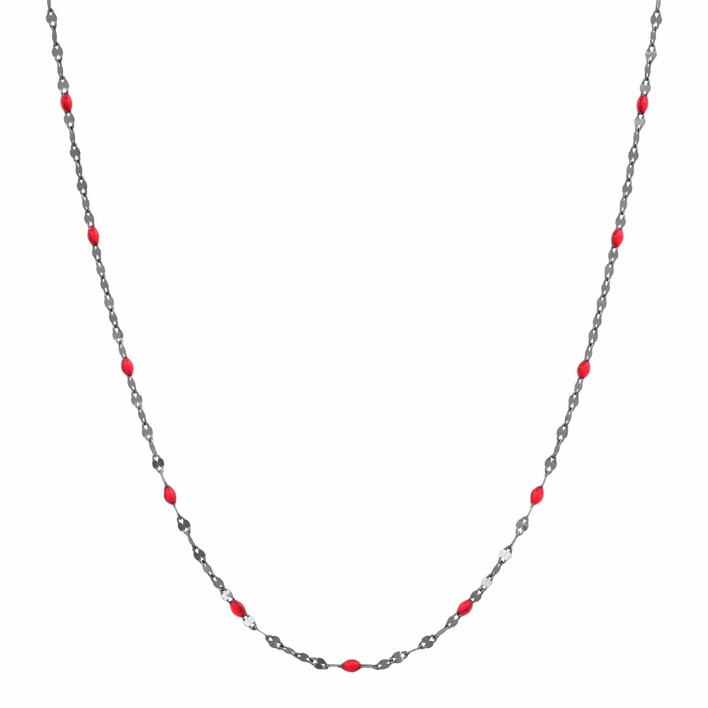 Gold Vermeil Sparkle Chain with Enamel Stations - Image 5