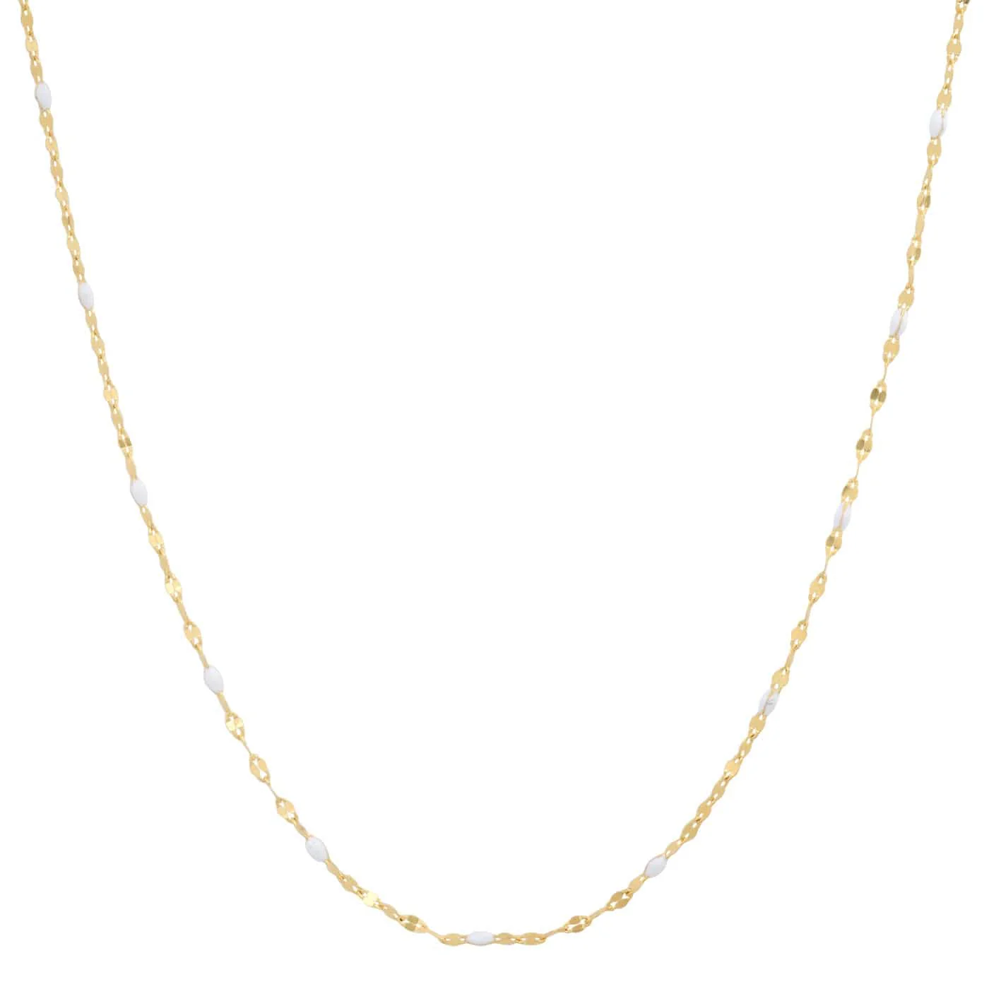 Gold Vermeil Sparkle Chain with Enamel Stations - Image 9