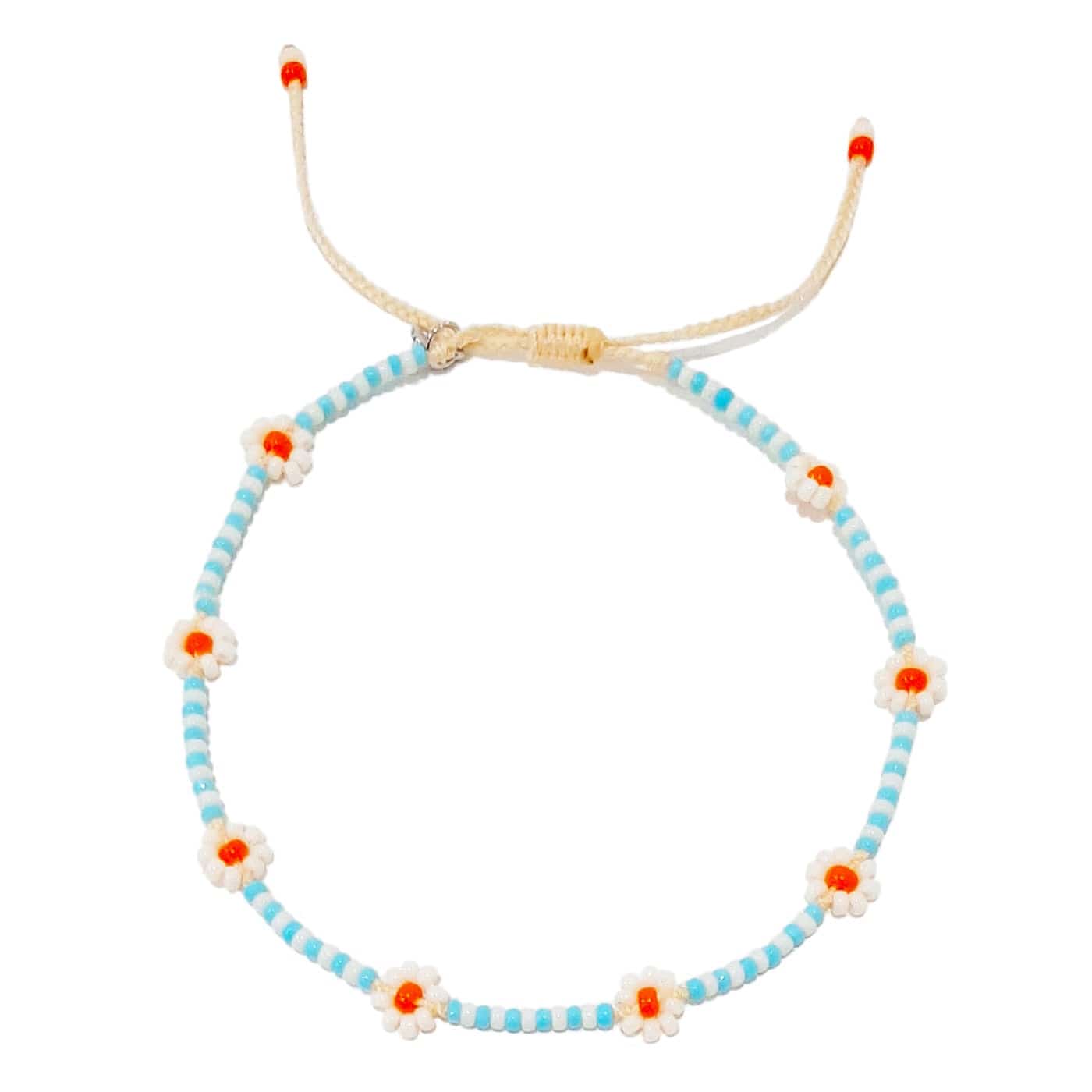 Daisy Station Beaded Bracelet - Image 2
