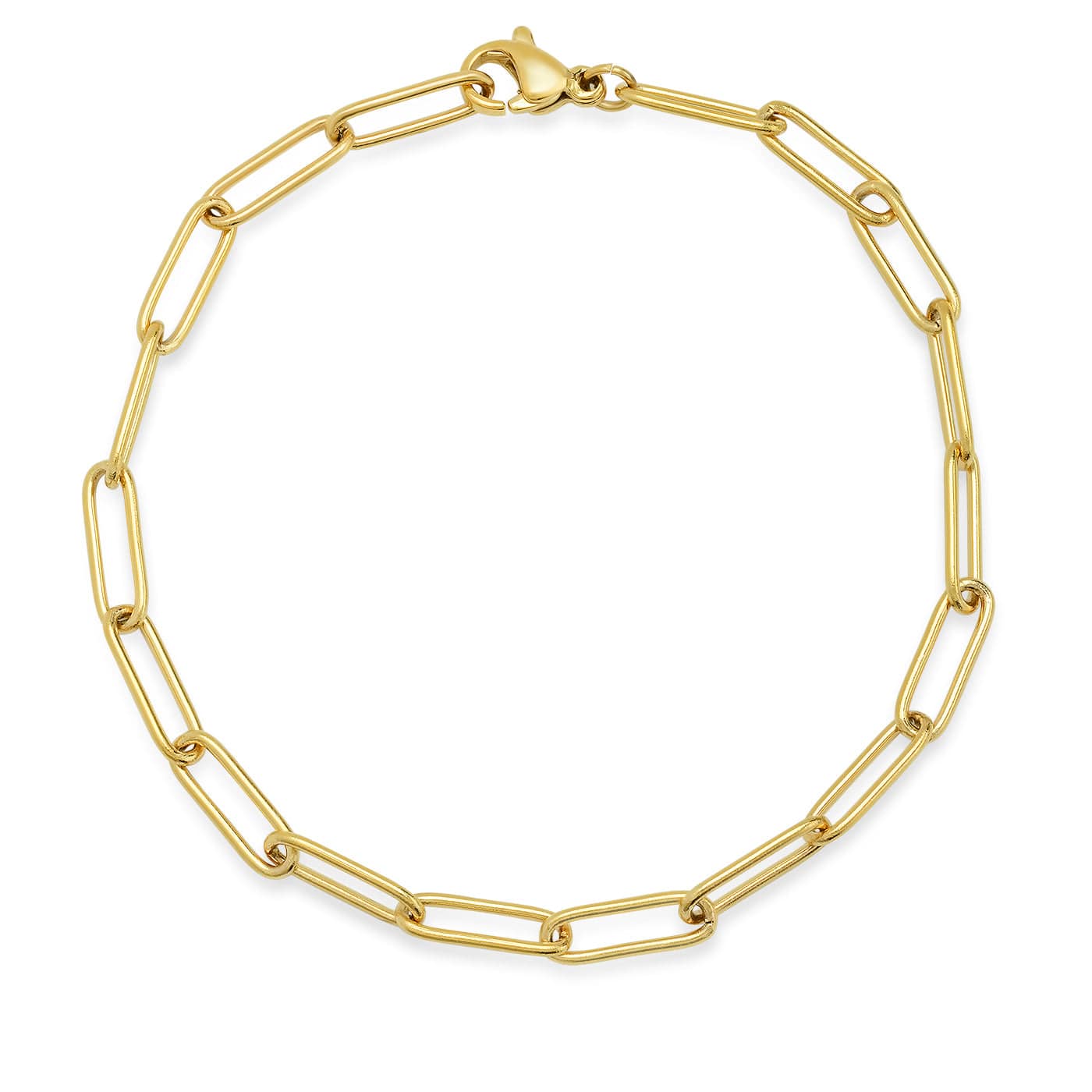 Large Oval Cable Link Bracelet
