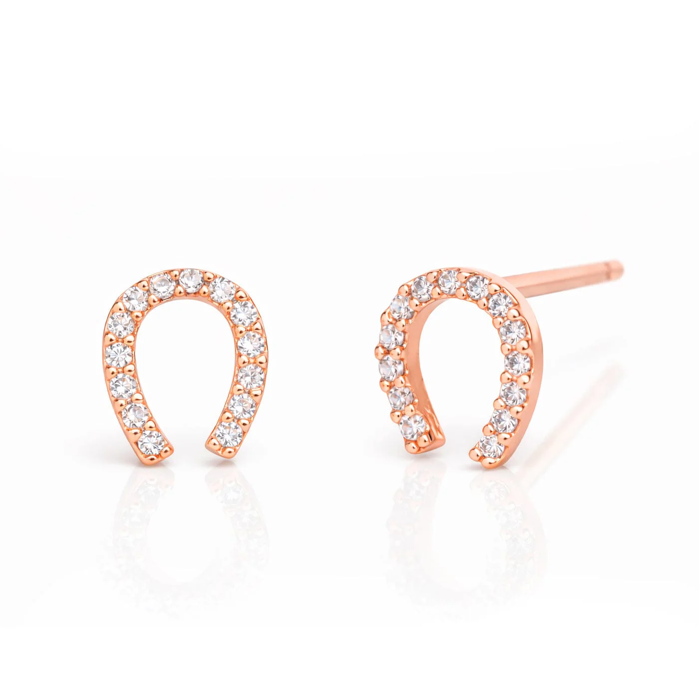 Mini Horseshoe Earrings - Image 4