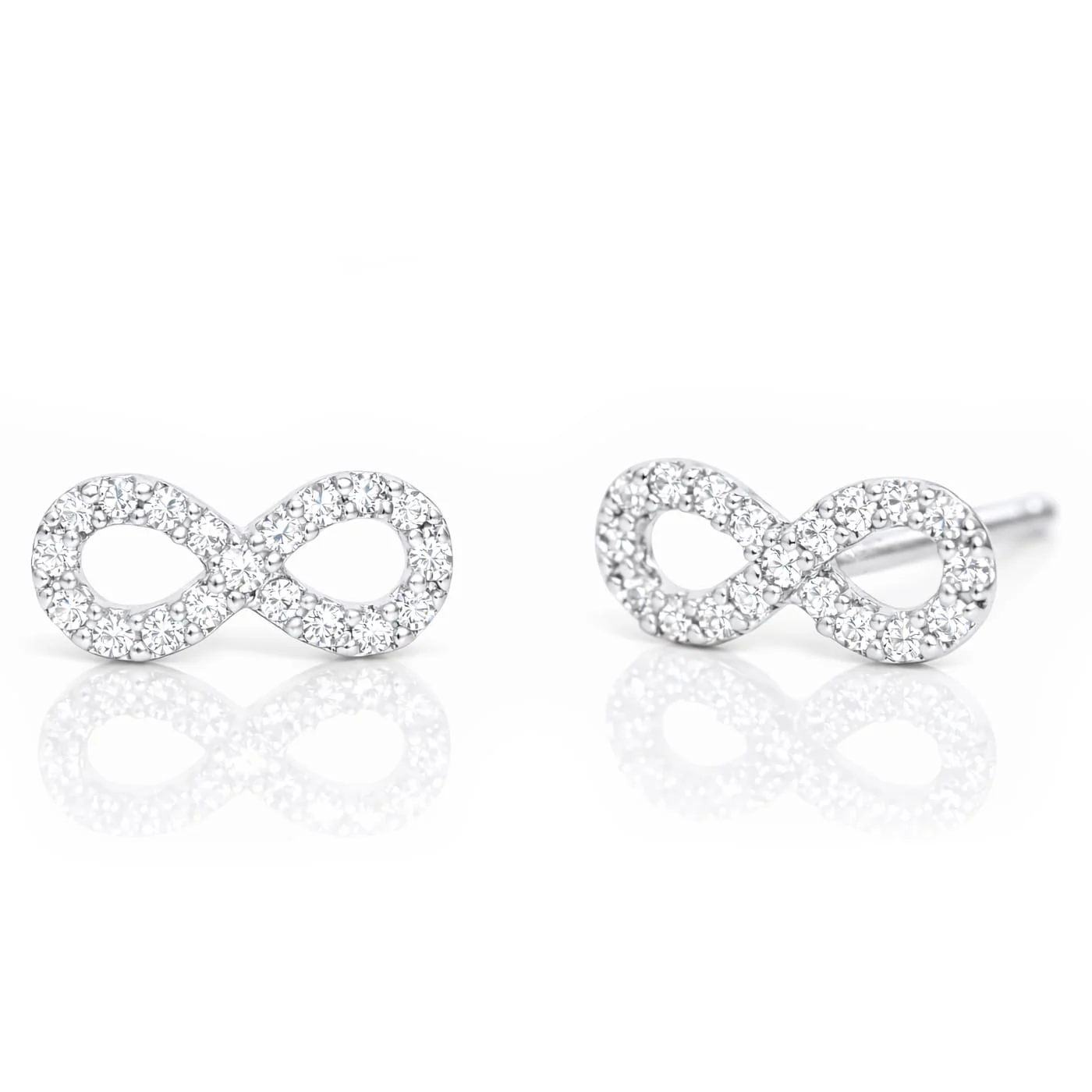 Mini Infinity Earrings