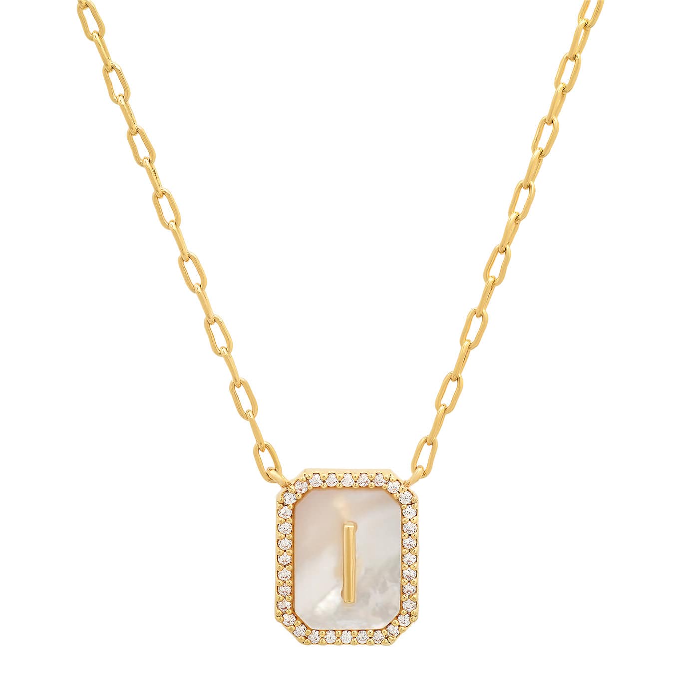 Mother Of Pearl Monogram Necklace - Image 11