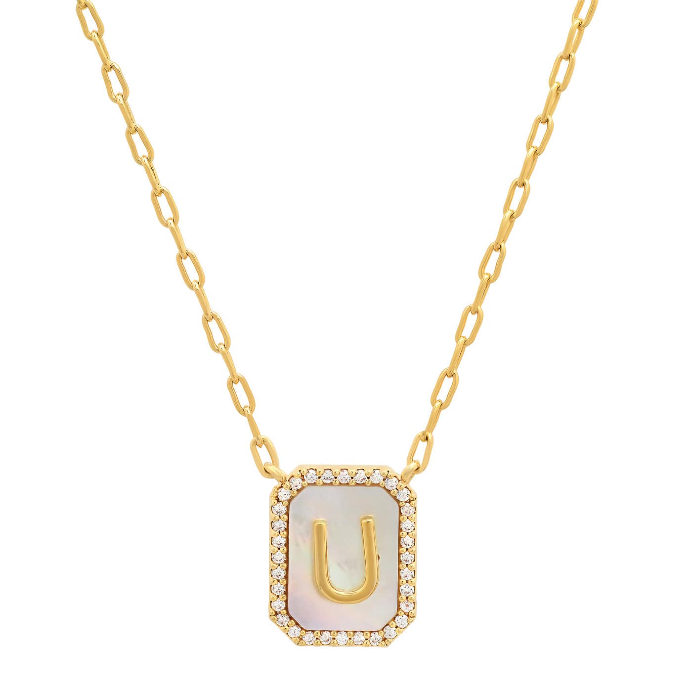 Mother Of Pearl Monogram Necklace - Image 23