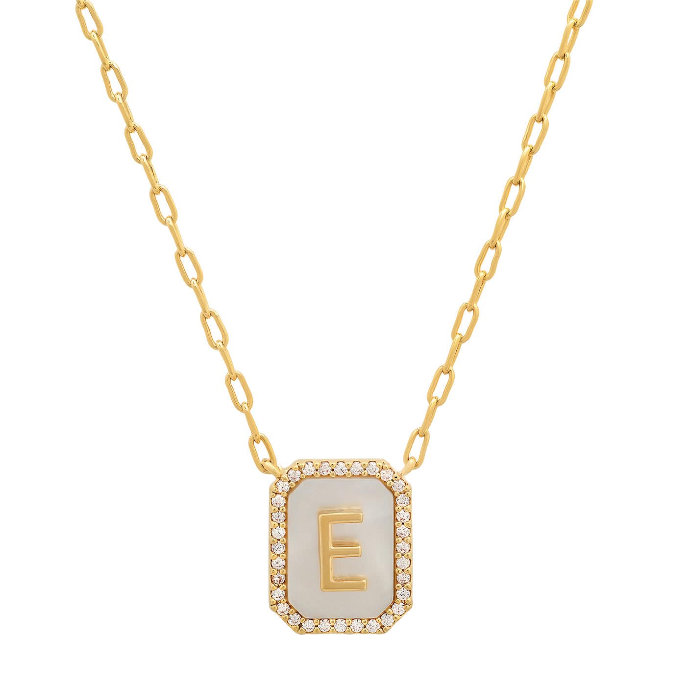 Mother Of Pearl Monogram Necklace - Image 6