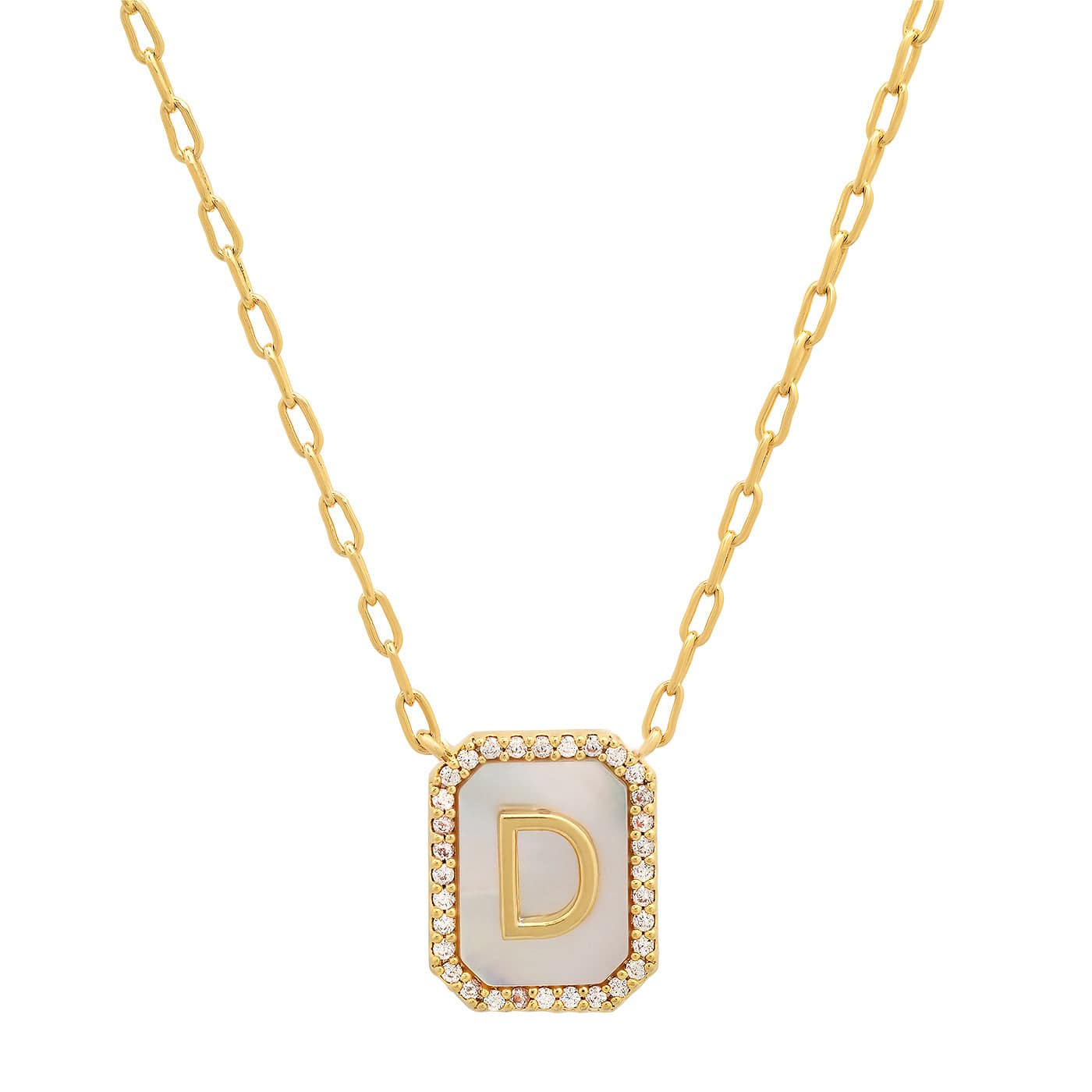 Mother Of Pearl Monogram Necklace - Image 7
