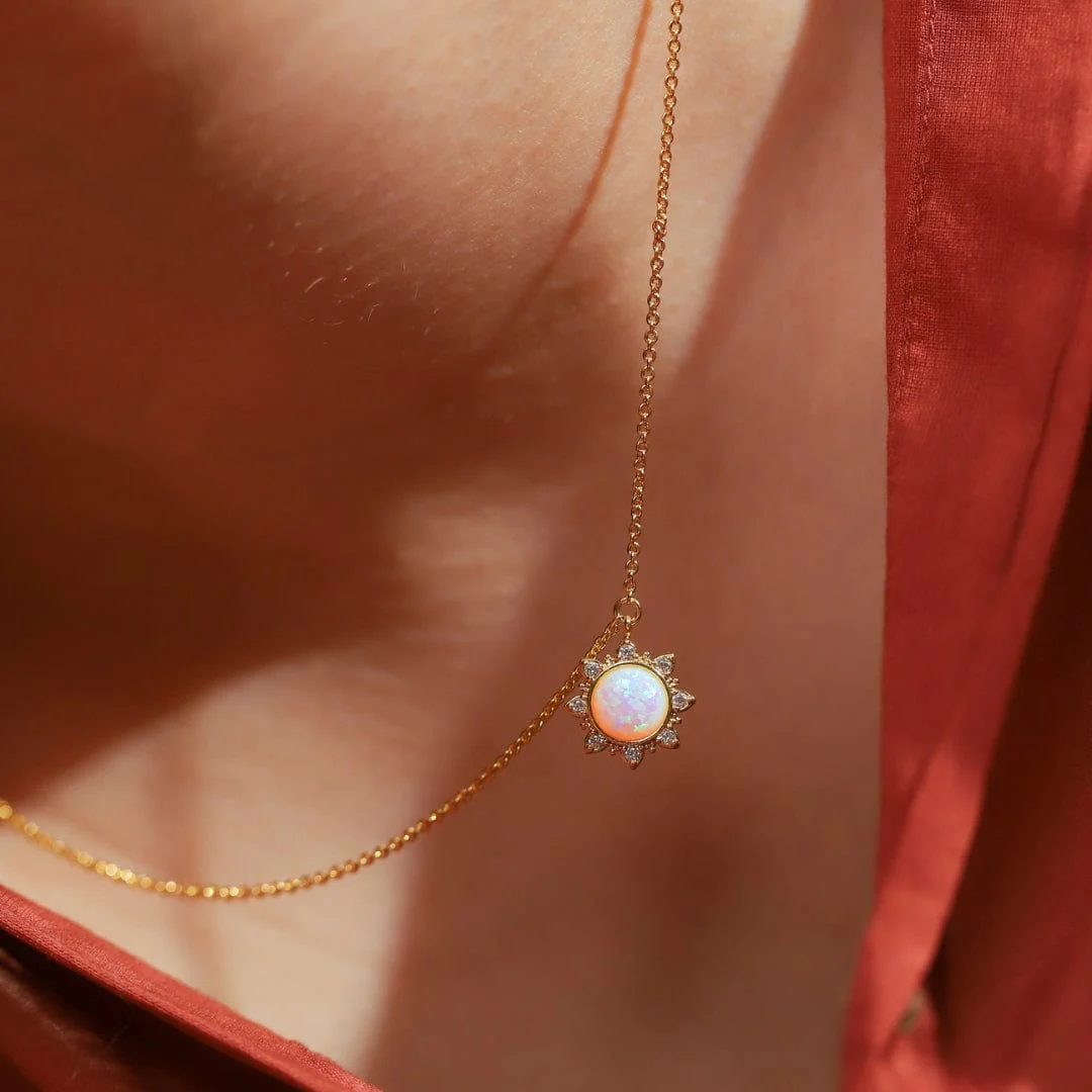 Opal Burst Necklace - Image 2
