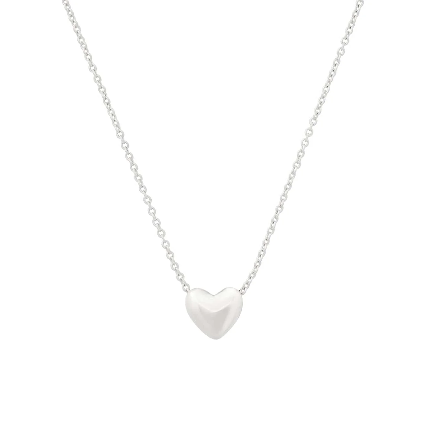 Puffed Heart Necklace - Image 3