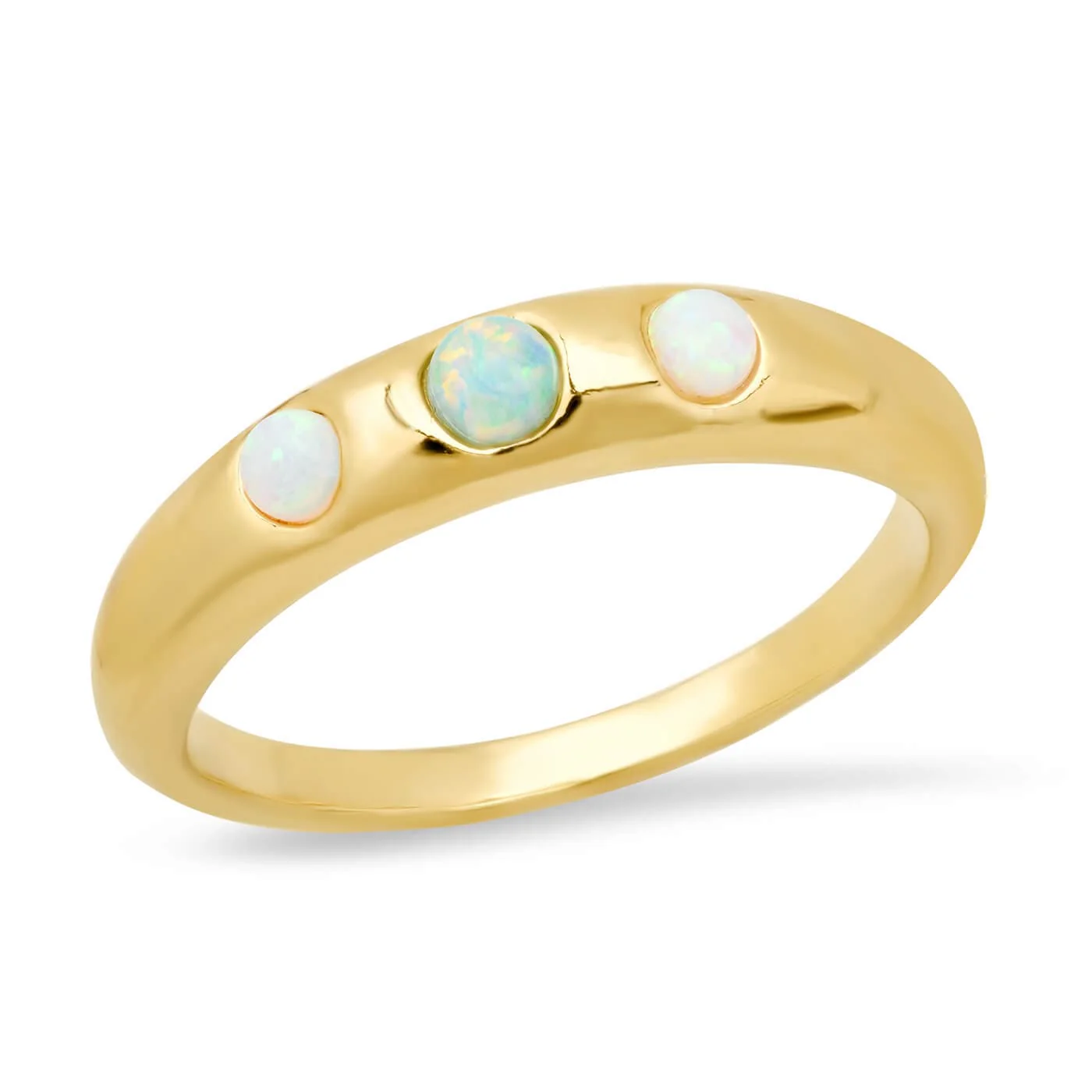 Triple Accent Dome Ring - Image 3