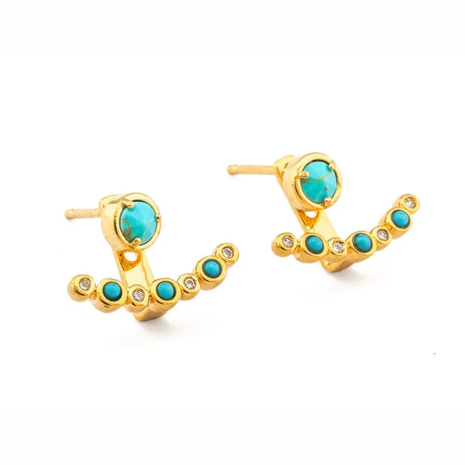 Turquoise and CZ Jacket