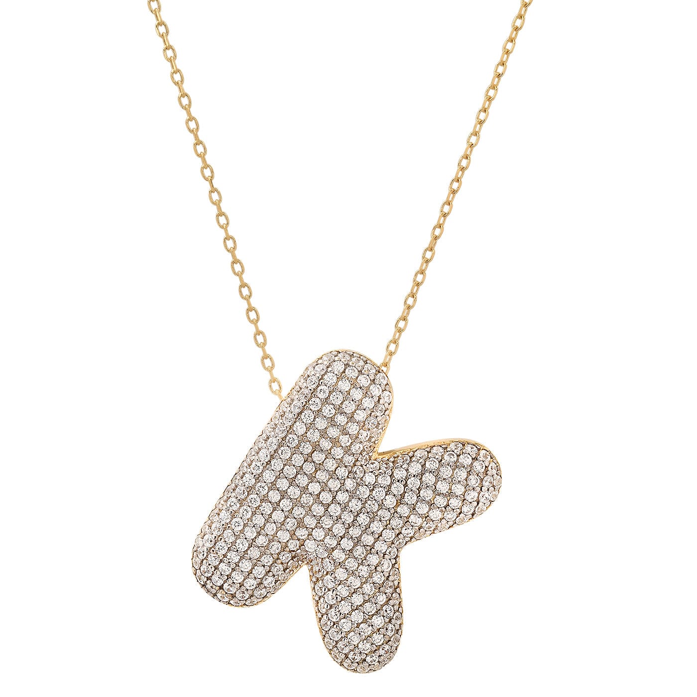 Twinkling Monogram Charm Necklace - Image 12