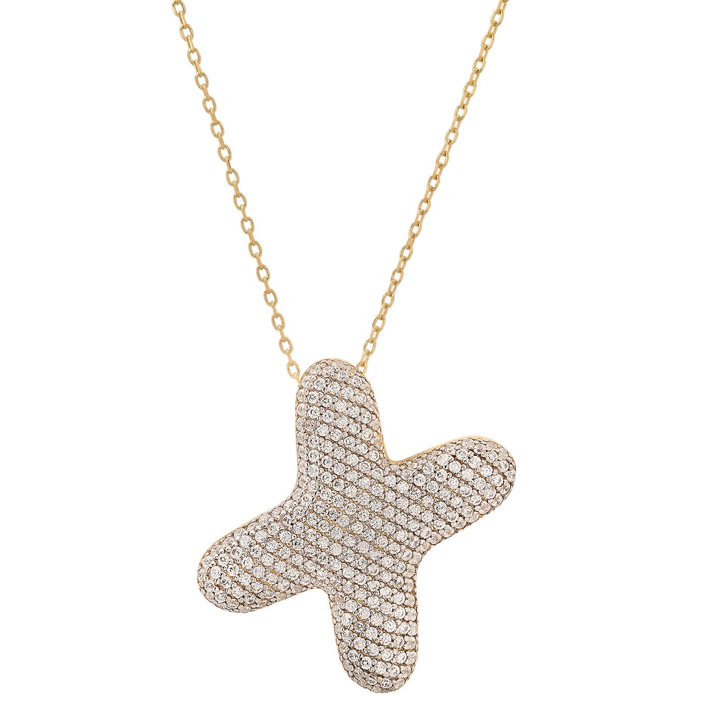 Twinkling Monogram Charm Necklace - Image 24